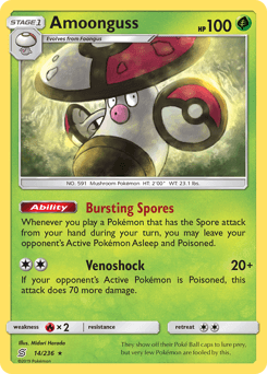 Amoonguss Unified Minds card