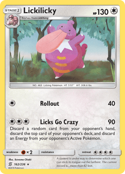 Lickilicky Unified Minds card