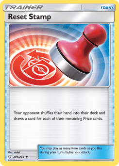 Reset Stamp Unified Minds card