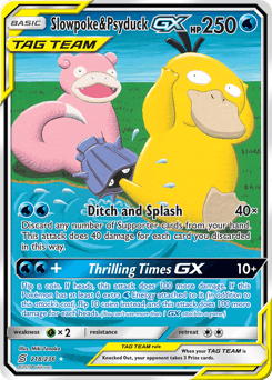 Slowpoke & Psyduck-GX Unified Minds card