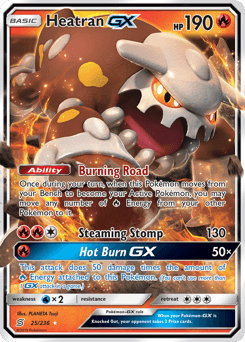 Heatran-GX Unified Minds card