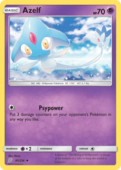 Azelf Unified Minds card