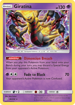 Giratina Unified Minds card