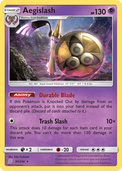 Aegislash Unified Minds card