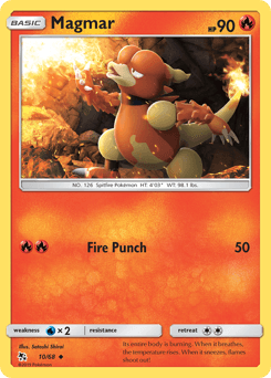 2019 Hidden Fates Magmar #10