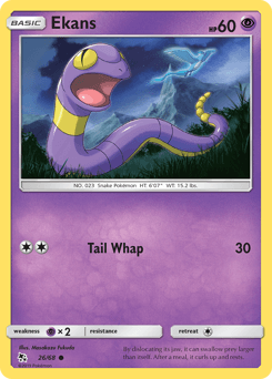 2019 Hidden Fates Ekans #26