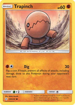2019 Cosmic Eclipse Trapinch #108
