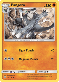 Pangoro Cosmic Eclipse card