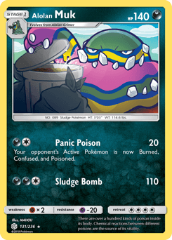 Alolan Muk Cosmic Eclipse card