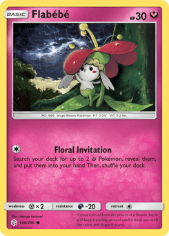 Flabébé Cosmic Eclipse card