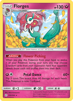 2019 Cosmic Eclipse Florges #152