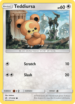 2019 Cosmic Eclipse Teddiursa #171