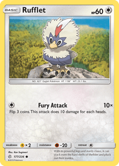 Rufflet Cosmic Eclipse card