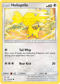 Helioptile Cosmic Eclipse card
