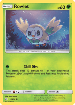 2019 Cosmic Eclipse Rowlet #18