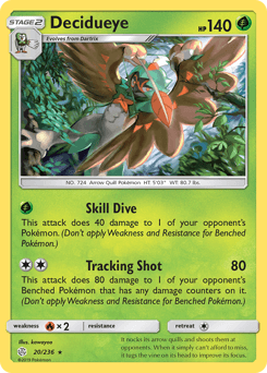 Decidueye Cosmic Eclipse card