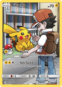 Pikachu ★ Cosmic Eclipse card