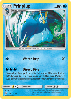 Prinplup Cosmic Eclipse card