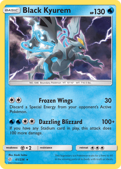 Black Kyurem Cosmic Eclipse card