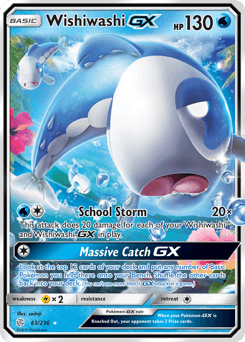 Wishiwashi-GX Cosmic Eclipse card
