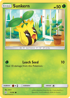Sunkern Cosmic Eclipse card