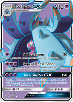 2017 Guardians Rising Toxapex-GX #136