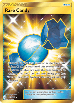 Rare Candy Guardians Rising card