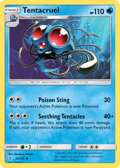 2017 Guardians Rising Tentacruel #24