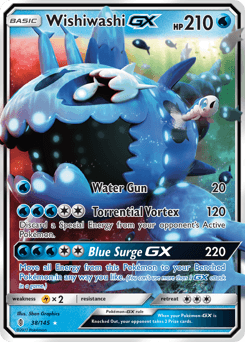 2017 Guardians Rising Wishiwashi-GX #38