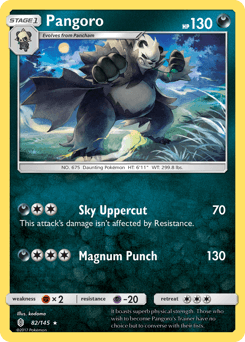 Pangoro Guardians Rising card