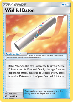 Wishful Baton Burning Shadows card