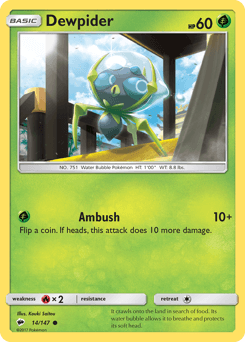 Dewpider Burning Shadows card