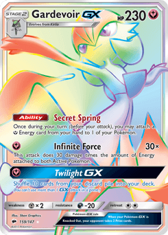 Gardevoir-GX Burning Shadows card