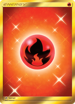 Fire Energy Burning Shadows card