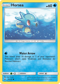2017 Burning Shadows Horsea #29