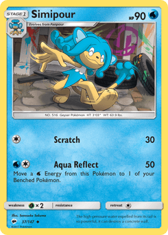 Simipour Burning Shadows card