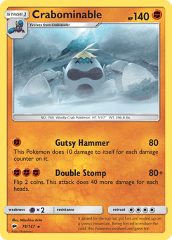 Crabominable Burning Shadows card