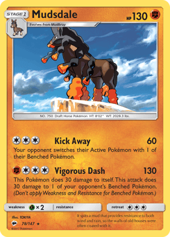 Mudsdale Burning Shadows card