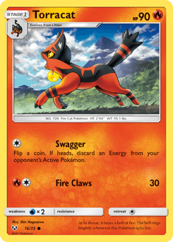Torracat Shining Legends card
