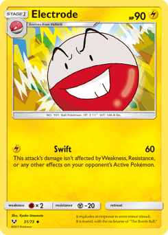 2017 Shining Legends Electrode #31