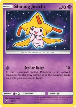 2017 Shining Legends Shining Jirachi #42