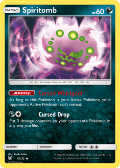 2017 Shining Legends Spiritomb #47