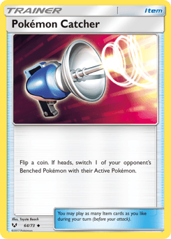 Pokémon Catcher Shining Legends card