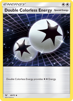 Double Colorless Energy Shining Legends card