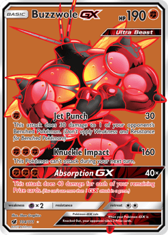 Buzzwole-GX Crimson Invasion card