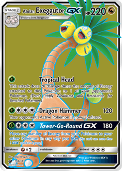 Alolan Exeggutor-GX Crimson Invasion card
