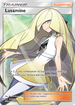 Lusamine Crimson Invasion card
