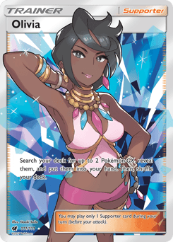 Olivia Crimson Invasion card