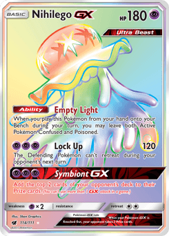 Nihilego-GX Crimson Invasion card