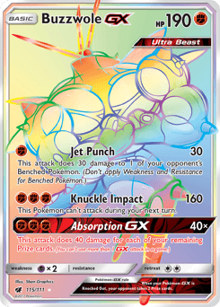 2017 Crimson Invasion Buzzwole-GX #115